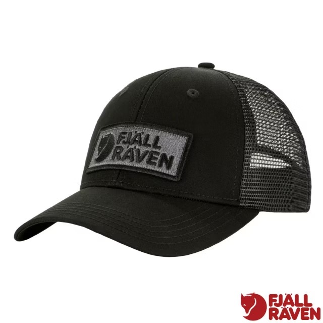 【 Fjallraven 小狐狸】Fjällräven 經典卡車司機帽/13100182-550 黑✿30E010